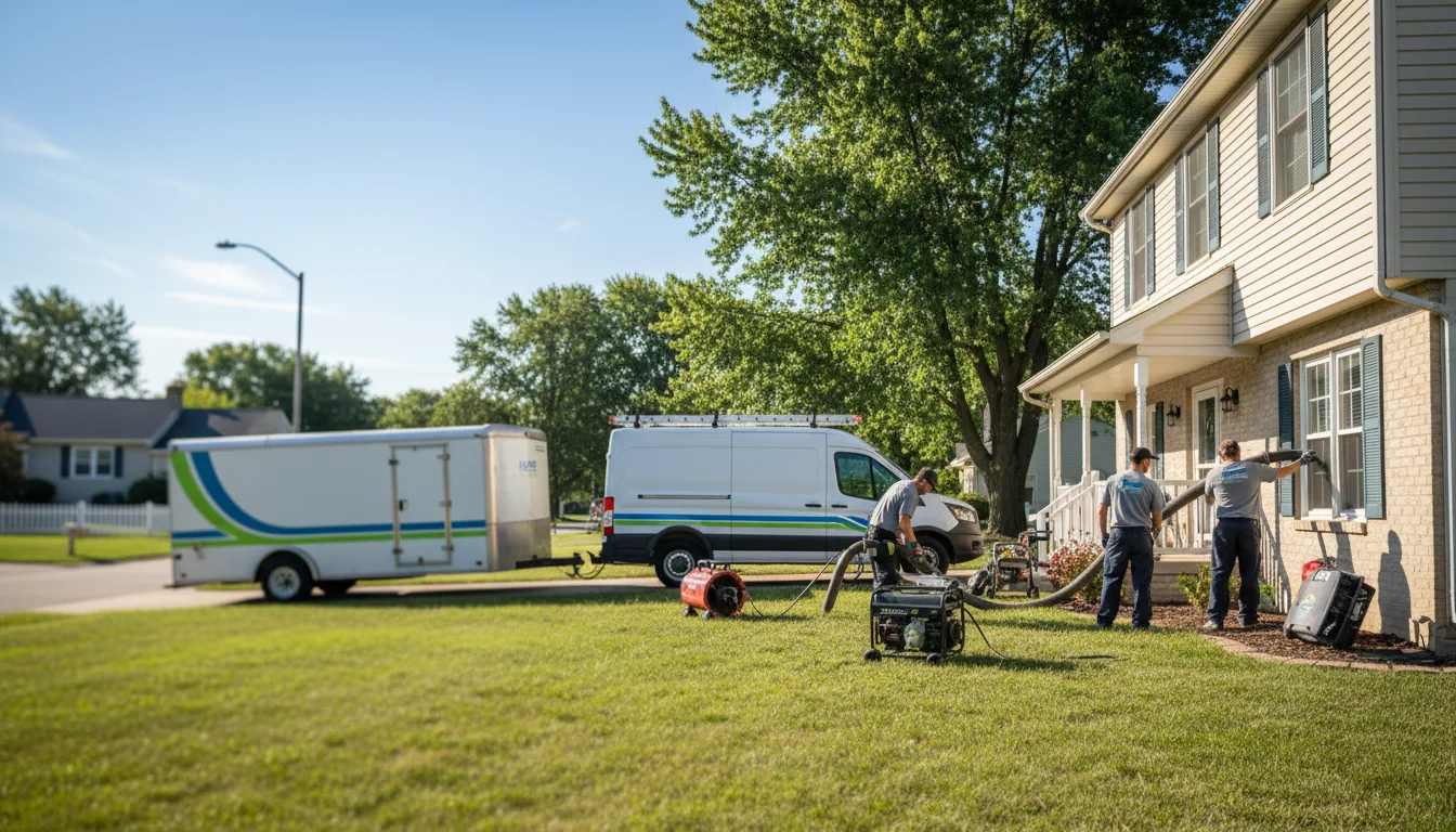 Flooded Basement Restoration And Cleanup With Repair in Hastings, MI near me